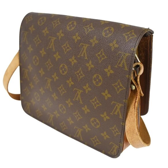 LOUIS VUITTON Cartouchiere GM Shoulder Bag Monogram Leather Brown - Picture 4 of 16